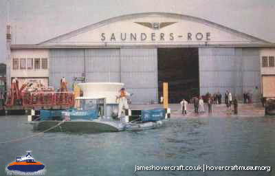 SRN1 fitted with a new bow to trial the SRN2 -  (credit: The <a href='http://www.hovercraft-museum.org/' target='_blank'>Hovercraft Museum Trust</a>).